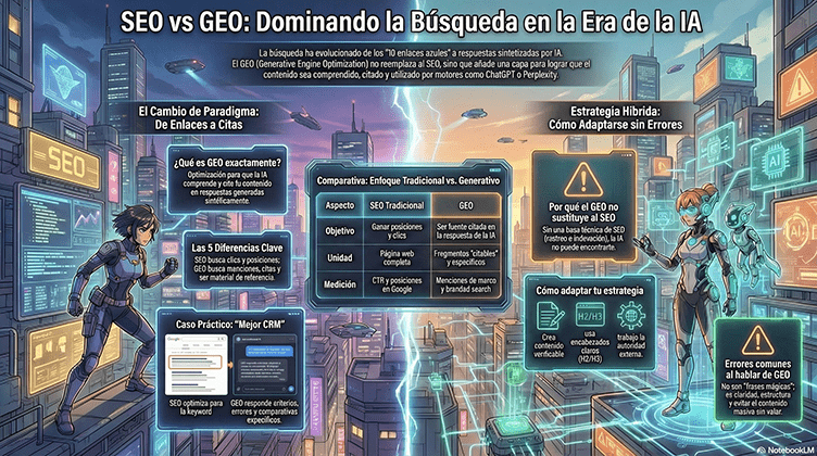 Infografía sobre GEO