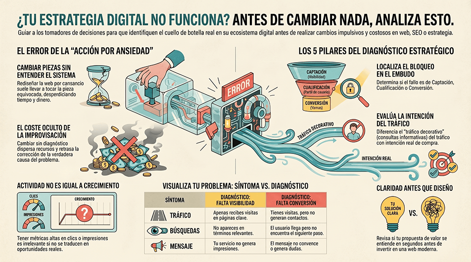 que analizar antes de cambiar mi web o mi estrategia